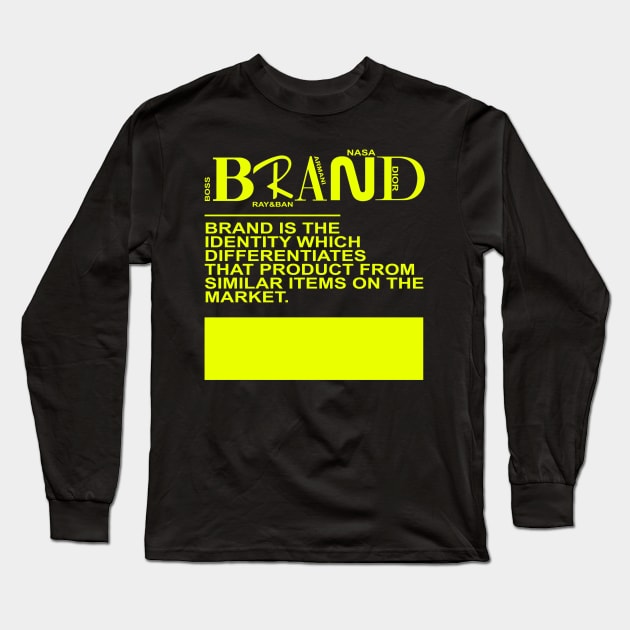 brand Long Sleeve T-Shirt by RTBrand